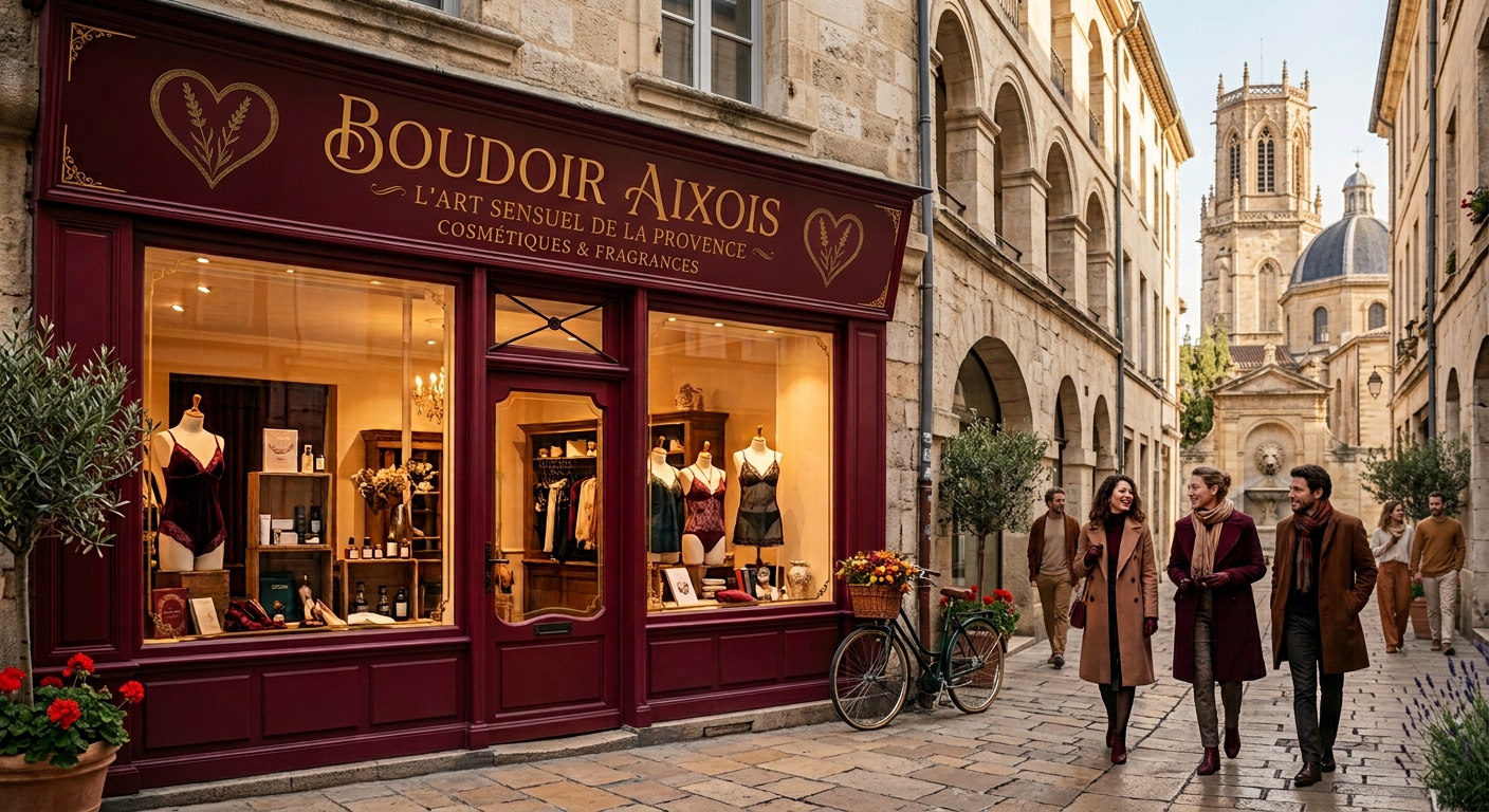 Boutique érotique à Aix-en-Provence Intérieur d'un love shop à Aix-en-Provence