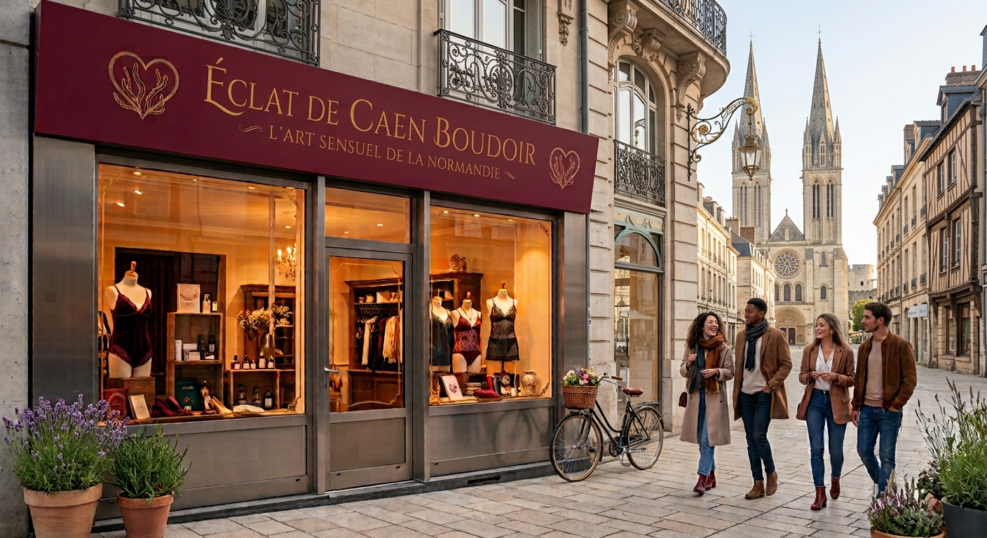 Boutique érotique à Caen Intérieur d'un love shop à Caen