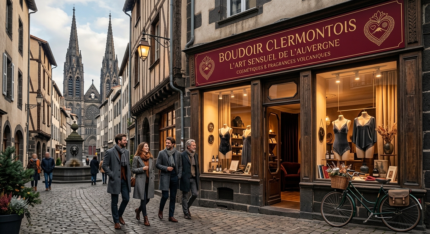 Intérieur d'un love shop à Clermont-Ferrand