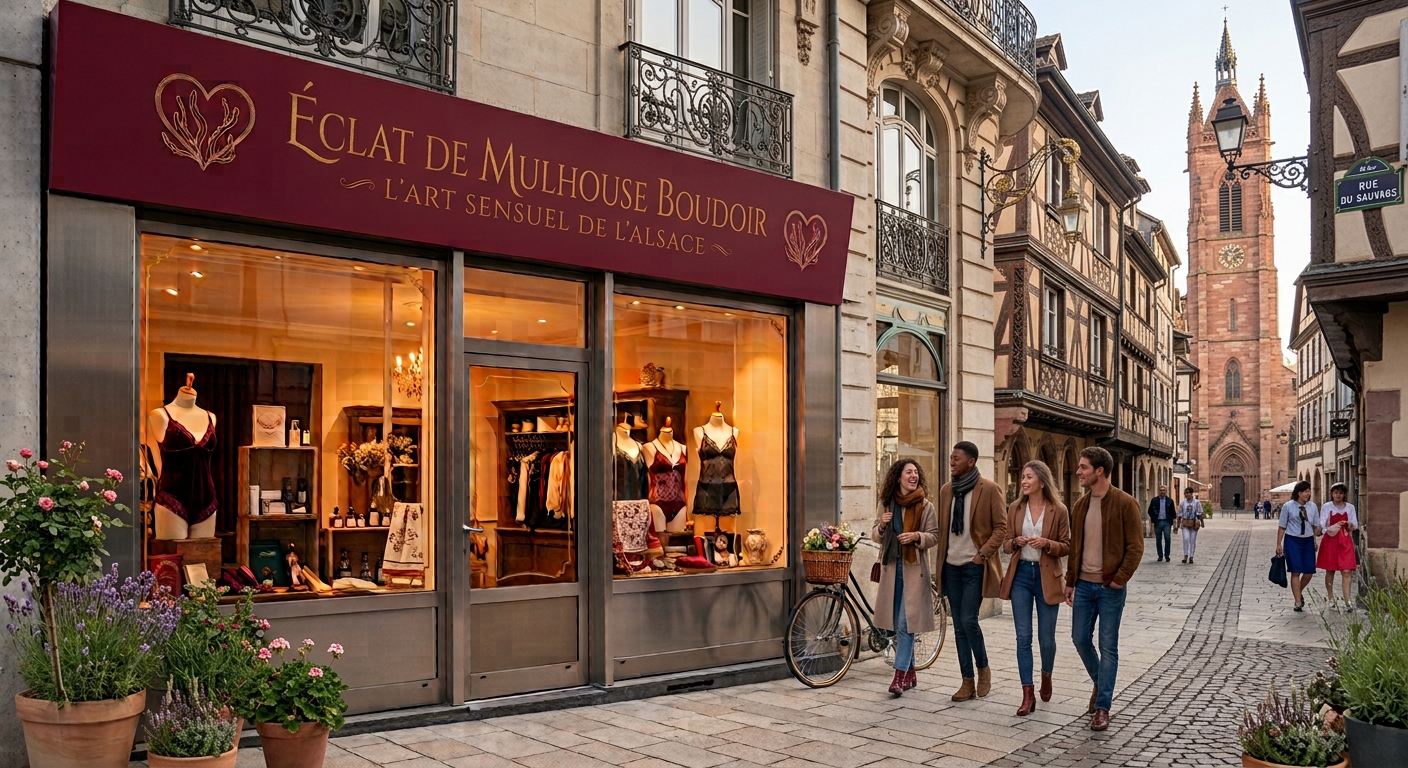Boutique érotique à Mulhouse Intérieur d'un love shop à Mulhouse