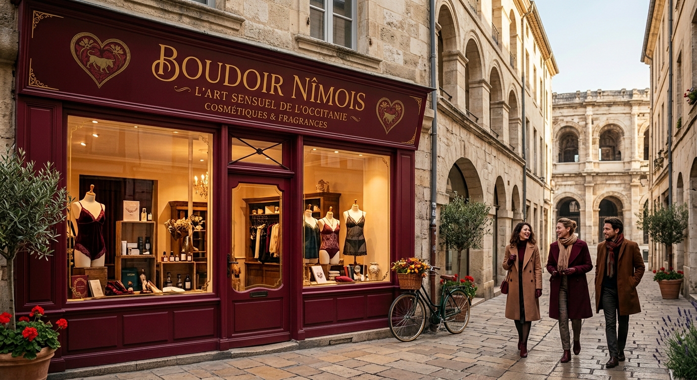 Boutique érotique à Nîmes Intérieur d'un love shop à Nîmes