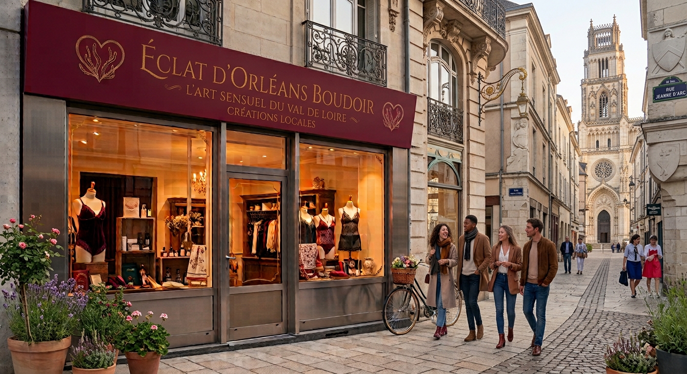 Boutique érotique à Orléans Intérieur d'un love shop à Orléans