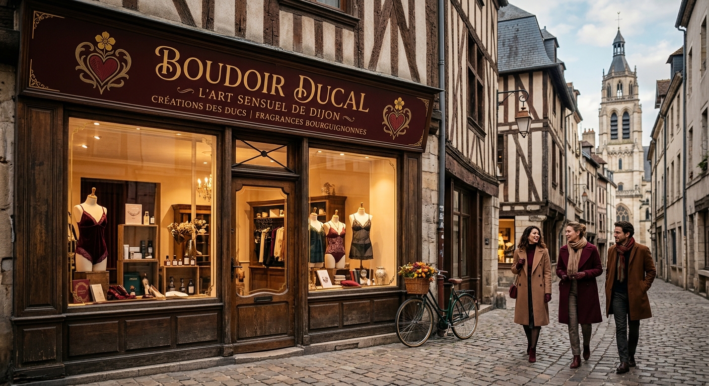 Boutique érotique à Dijon Intérieur d'un love shop à Dijon