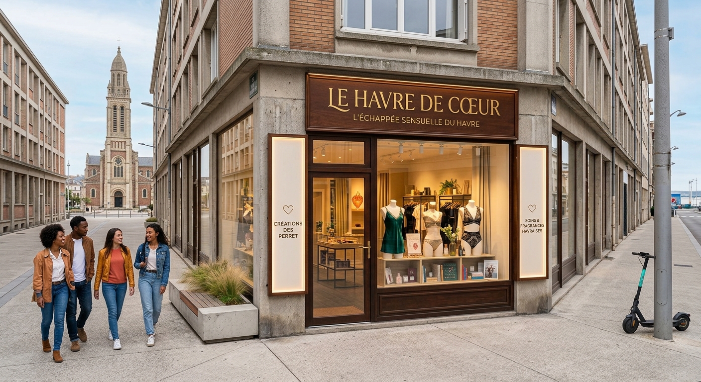 Boutique érotique au Havre Intérieur d'un love shop au Havre