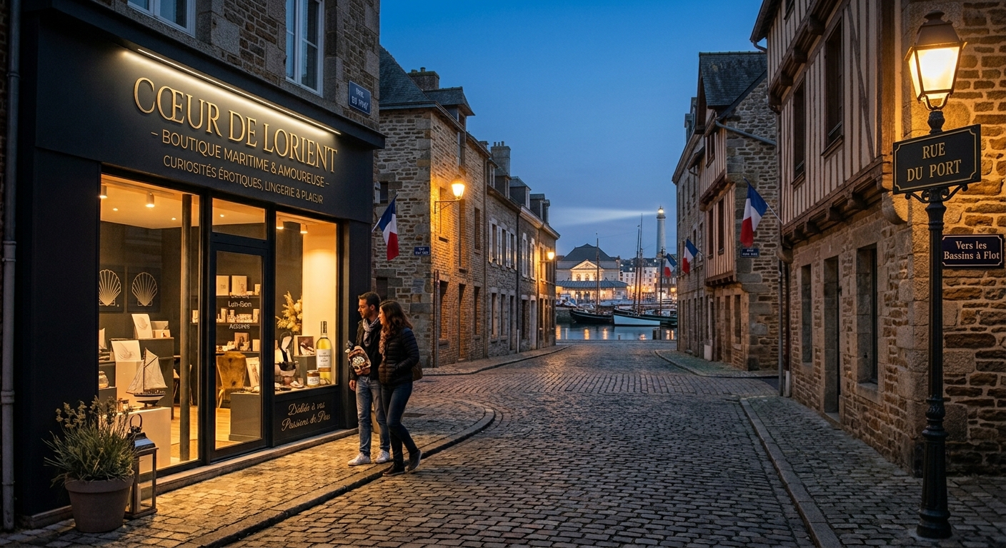 Boutique érotique à Lorient Intérieur d'un love shop à Lorient