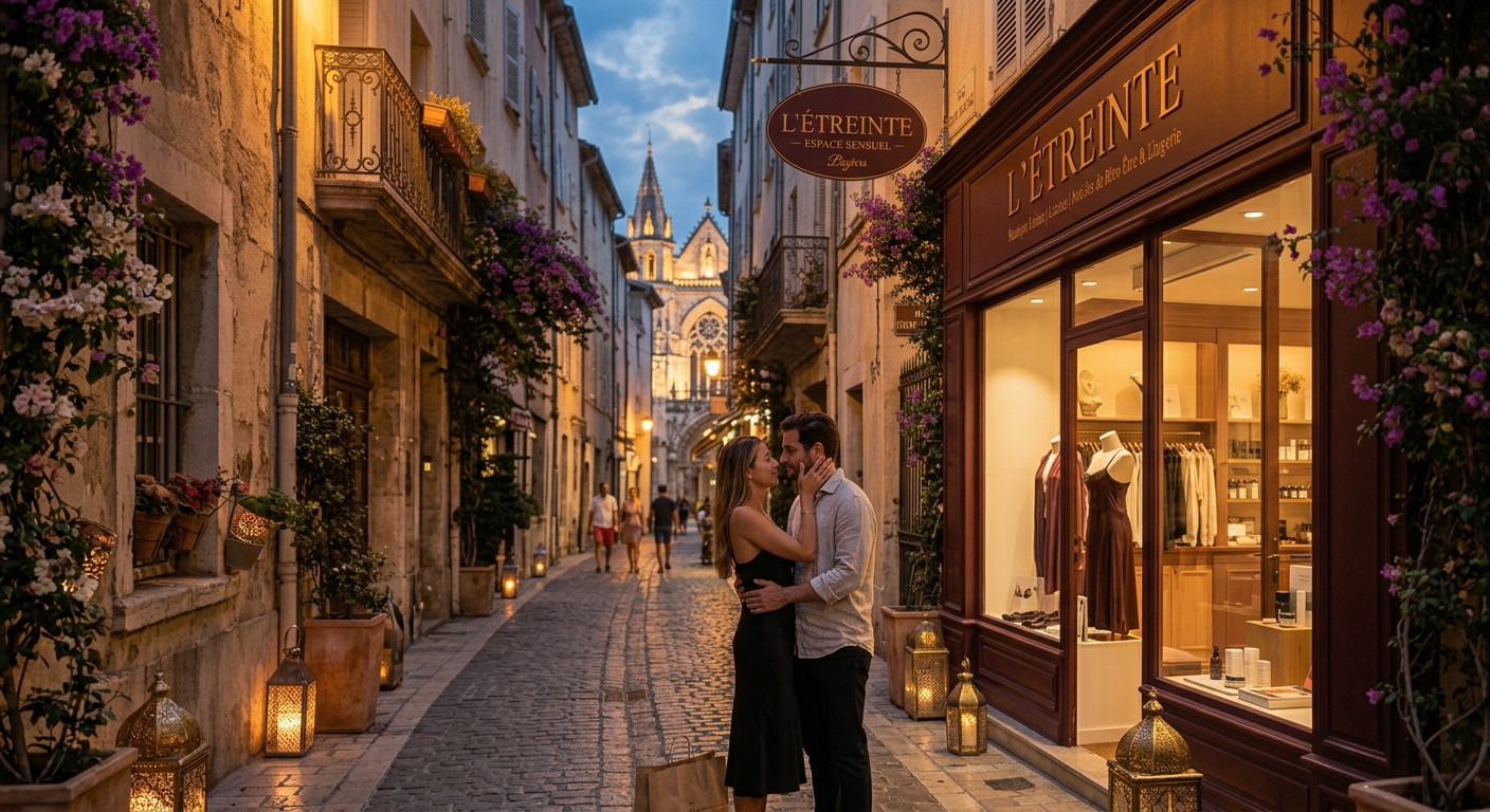Boutique érotique à Poitiers Intérieur d'un love shop à Poitiers