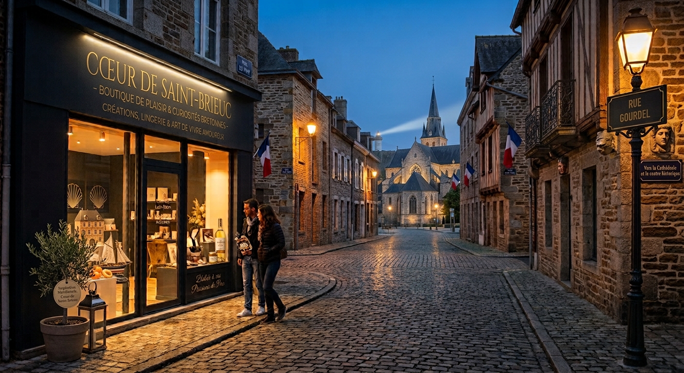 Boutique érotique à Saint-Brieuc Intérieur d'un love shop à Saint-Brieuc