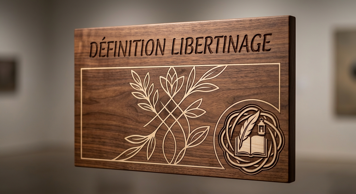Qu'est-ce que le libertinage ? Définition et pratiques Couple élégant discutant dans une ambiance tamisée, symbole du libertinage